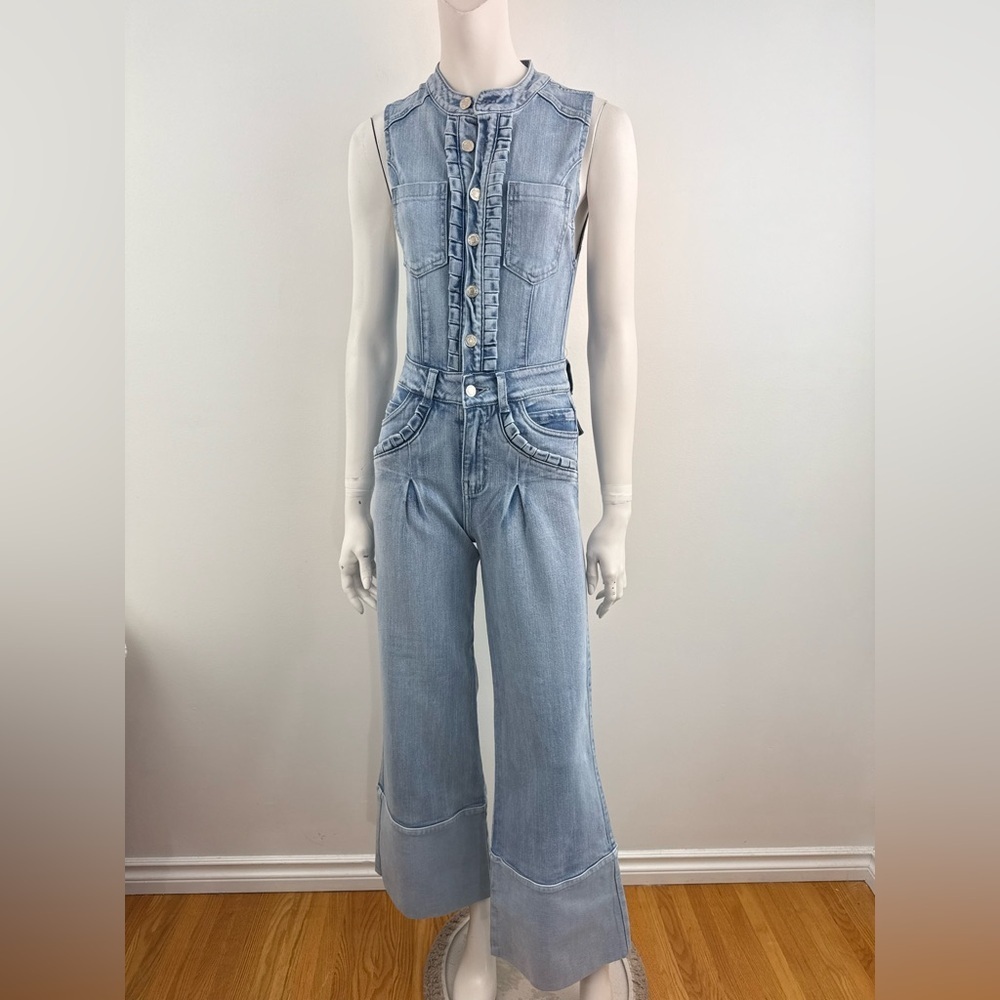 Denim Blue Women Jeans Overalls - Picture 9 of 10